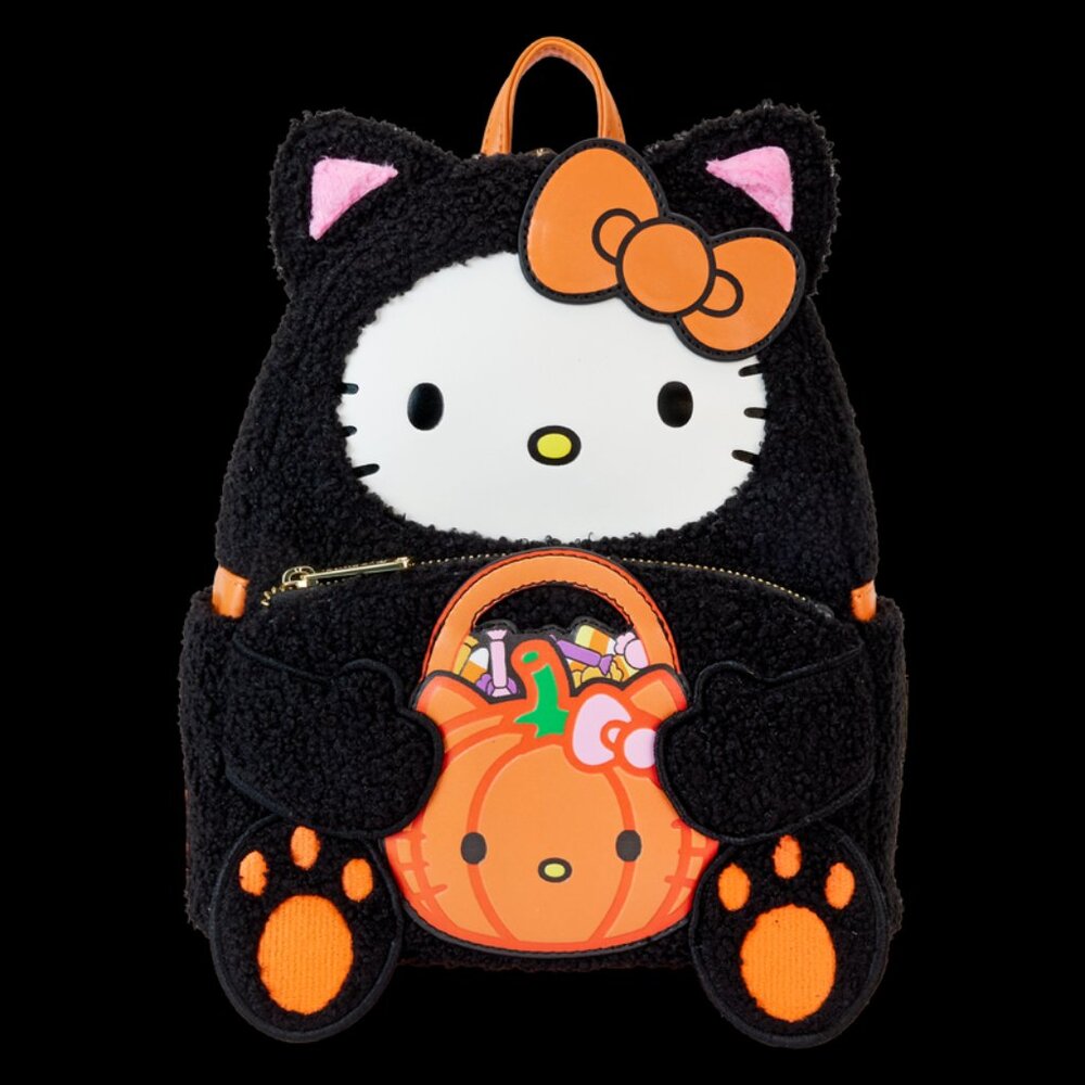 SANRIO Hello Kitty Black Cat Loungefly Backpack NWT